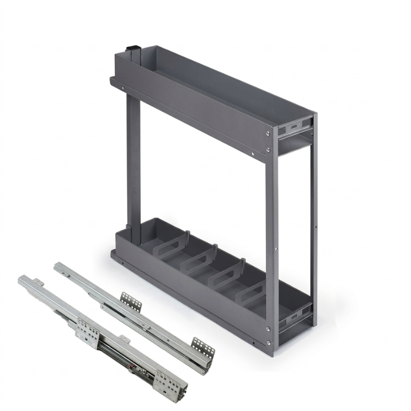 Botellero Extraíble Neo System Grafito Alt. 70 cm | EspacioBrico OFERTA