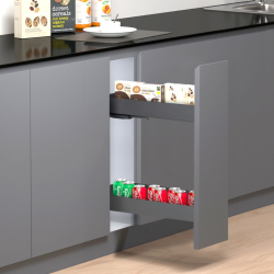 Botellero Extraíble Neo System Grafito Alt. 70 cm | EspacioBrico OFERTA