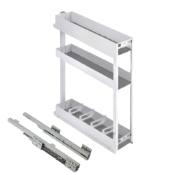 Botellero Extraíble Neo System Blanco Alt. 80 cm | EspacioBrico OFERTA