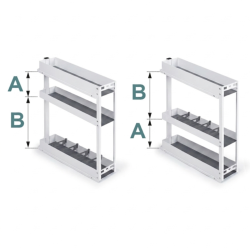 Botellero Extraíble Neo System Blanco Alt. 80 cm | EspacioBrico OFERTA
