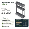 Botellero Extraíble Neo System Grafito Alt. 80 cm | EspacioBrico OFERTA