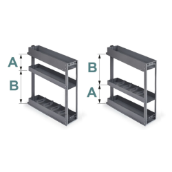 Botellero Extraíble Neo System Grafito Alt. 80 cm | EspacioBrico OFERTA