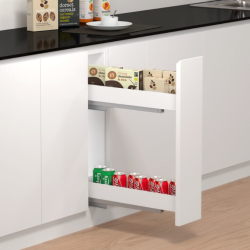 Botellero Extraíble Neo System Blanco Alt. 70 cm | EspacioBrico OFERTA