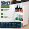 Botellero Extraíble Neo System Blanco Alt. 70 cm | EspacioBrico OFERTA