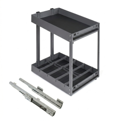 Botellero Extraíble Neo System Grafito Alt. 70 cm | EspacioBrico OFERTA