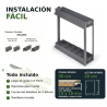 Botellero Extraíble Neo System Grafito Alt. 70 cm | EspacioBrico OFERTA