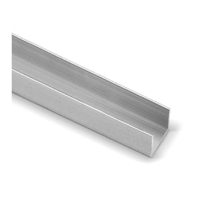 Kit Tirador Puerta Corredera Armario Plata mate 16 mm 235 cm | EspacioBrico