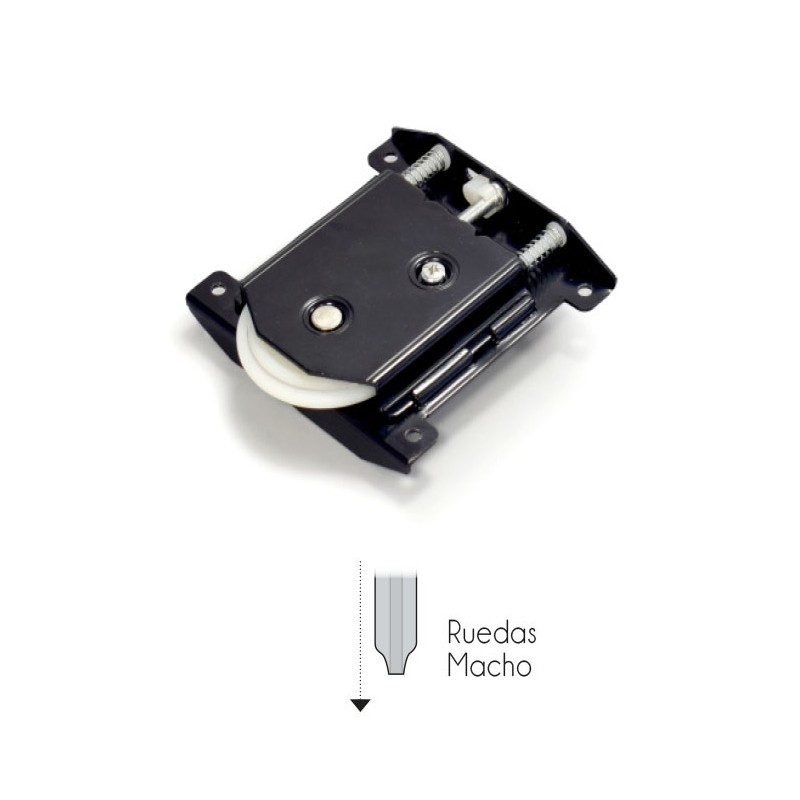 Kit Tirador Puerta Corredera Armario Plata mate 16 mm 235 cm | EspacioBrico