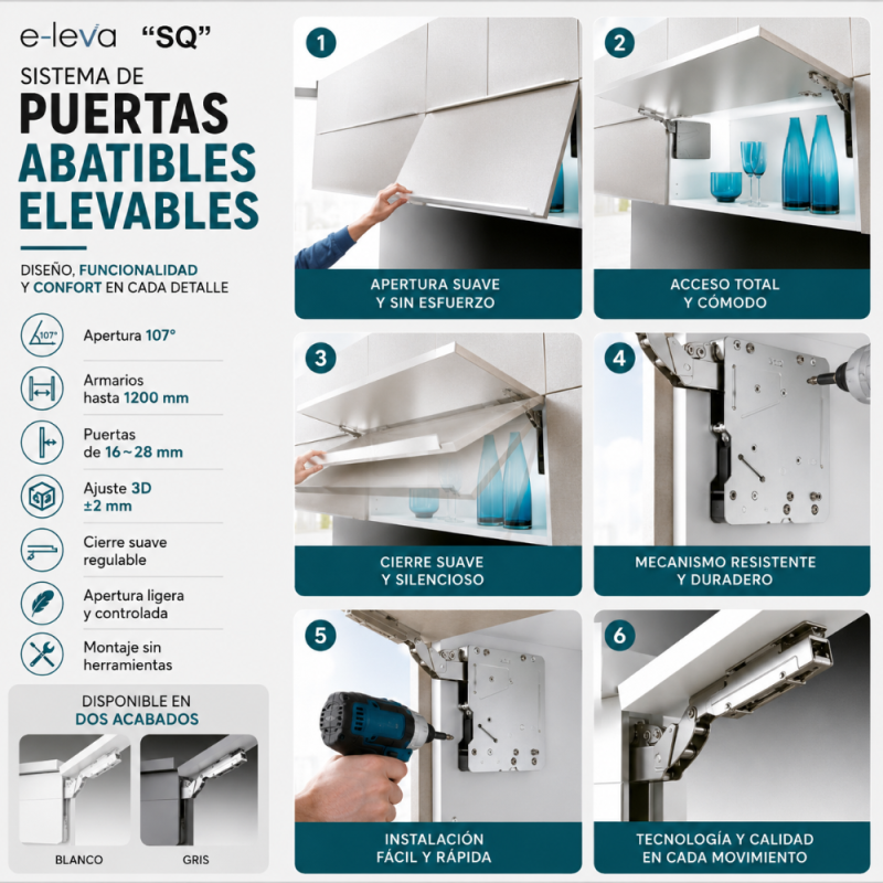 Sistema Elevable "e-leva SQ" | EspacioBrico OFERTA