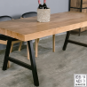 Pack 2 Patas de Mesa Estilo Industrial Caballete Negro | EspacioBrico OFERTA