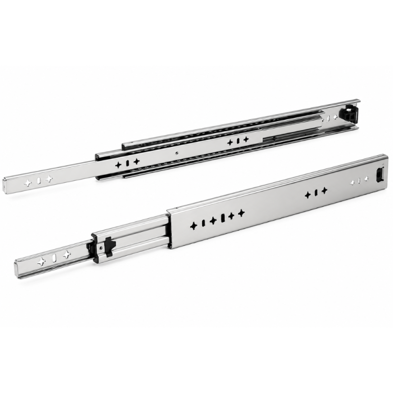 Juego Guías Telescópicas 53 mm Ext. Total Sin Bloqueo 1000/1200/1500 mm | EspacioBrico OFERTA