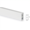 Barra Colgar de Armario Rectángular Blanco 1,95 metros | EspacioBrico OFERTA