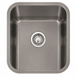 Fregadero Cocina Acero Negro Pavonado Roma 34x40 cm | EspacioBrico OFERTA