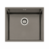 Fregadero Cocina Acero Negro Pavonado Berlín 50x40 cm | EspacioBrico OFERTA