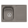 Fregadero Cocina Acero Negro Pavonado Mod. Viena 80x48 cm | EspacioBrico OFERTA