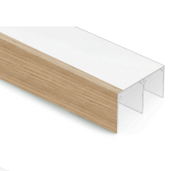 Kit Guías Armario Puertas Correderas Madera Roble | EspacioBrico OFERTA