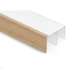 Kit Guías Armario Puertas Correderas Madera Roble | EspacioBrico OFERTA