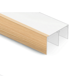 Kit Guías Armario Puertas Correderas Madera Pino | EspacioBrico OFERTA