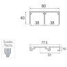 Kit Guías Armario Puertas Correderas Madera Sapelly |EspacioBrico OFERTA