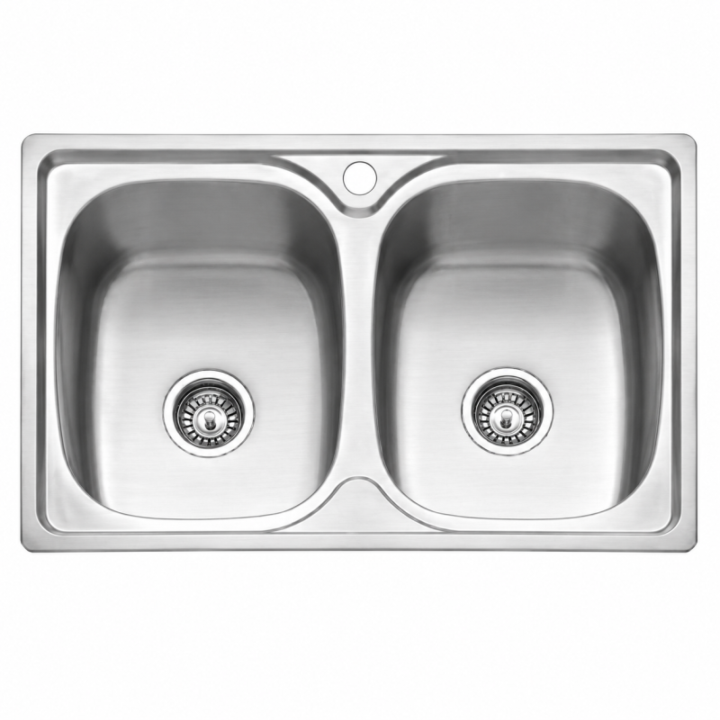 Fregadero Cocina Acero Inox Serie Dublín 80x48 cm | EspacioBrico OFERTA
