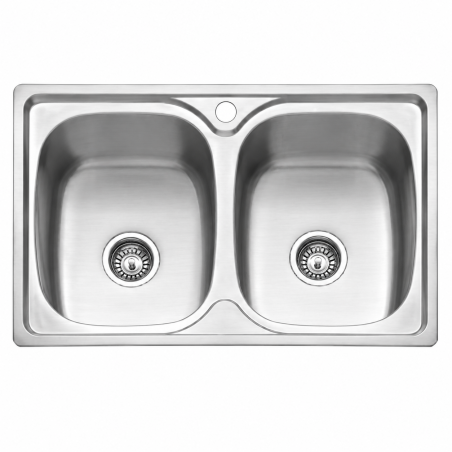 Fregadero Cocina Acero Inox Serie Dublín 80x48 cm | EspacioBrico OFERTA