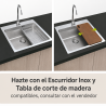 Fregadero Cocina Acero Inox Serie Boston 76x50 cm | EspacioBrico OFERTA