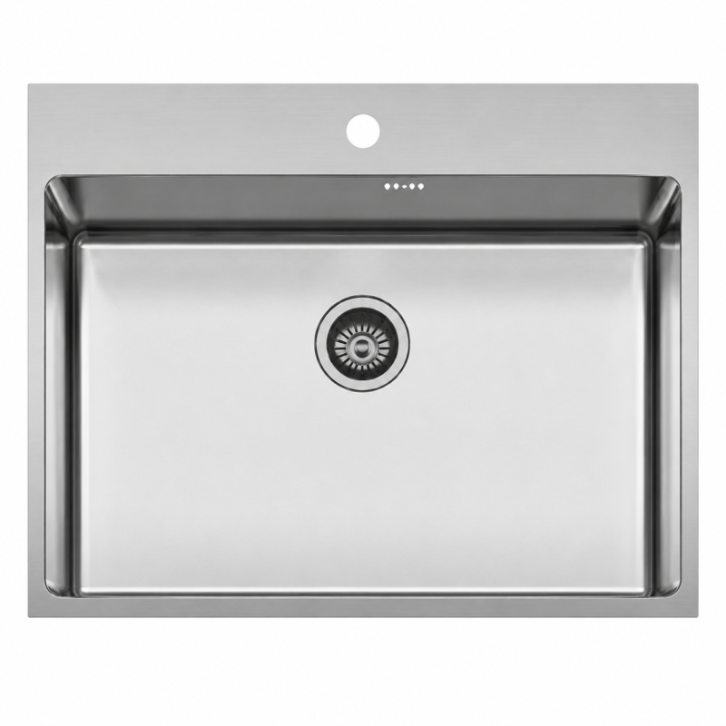 Fregadero Cocina Acero Inox Serie Boston 76x50 cm | EspacioBrico OFERTA