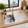Fregadero Cocina Acero Inox Mod. Viena 80x48 cm | EspacioBrico OFERTA