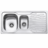 Fregadero Acero Inox Mod. Florencia 100x48 cm Sobre Encimera | EspacioBrico OFERTA