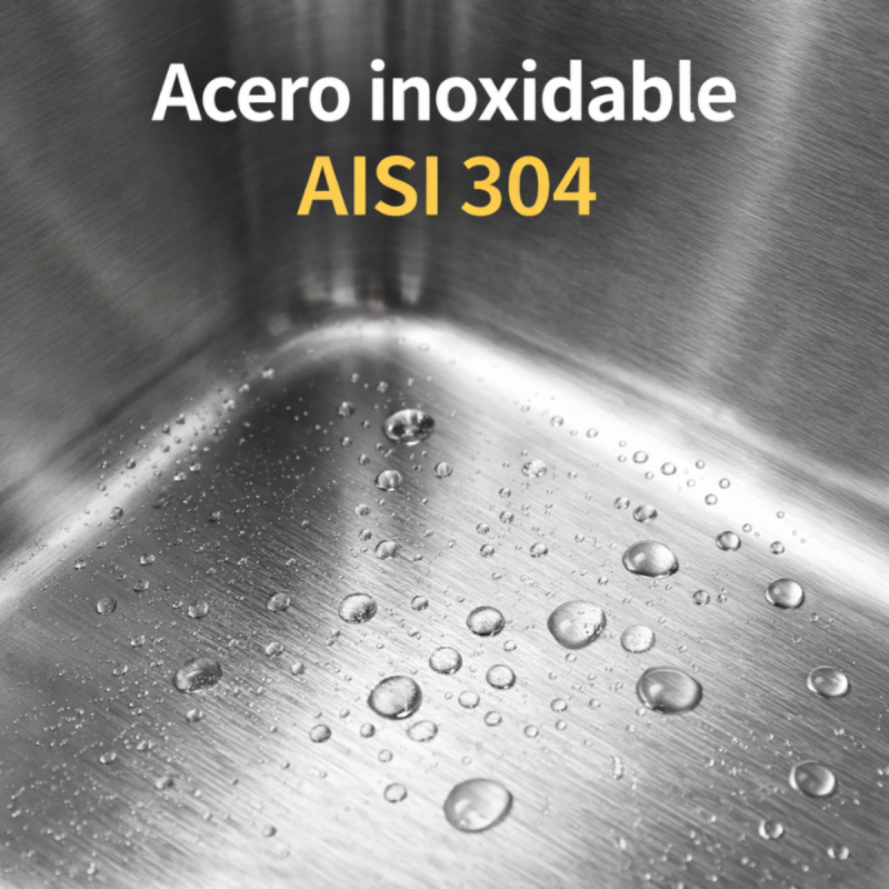 Fregadero Cocina Acero Inox Mod. Zurich 38x38 cm | EspacioBrico OFERTA