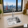 Fregadero Cocina Acero Inox Mod. Tokio 50x50 cm | EspacioBrico OFERTA