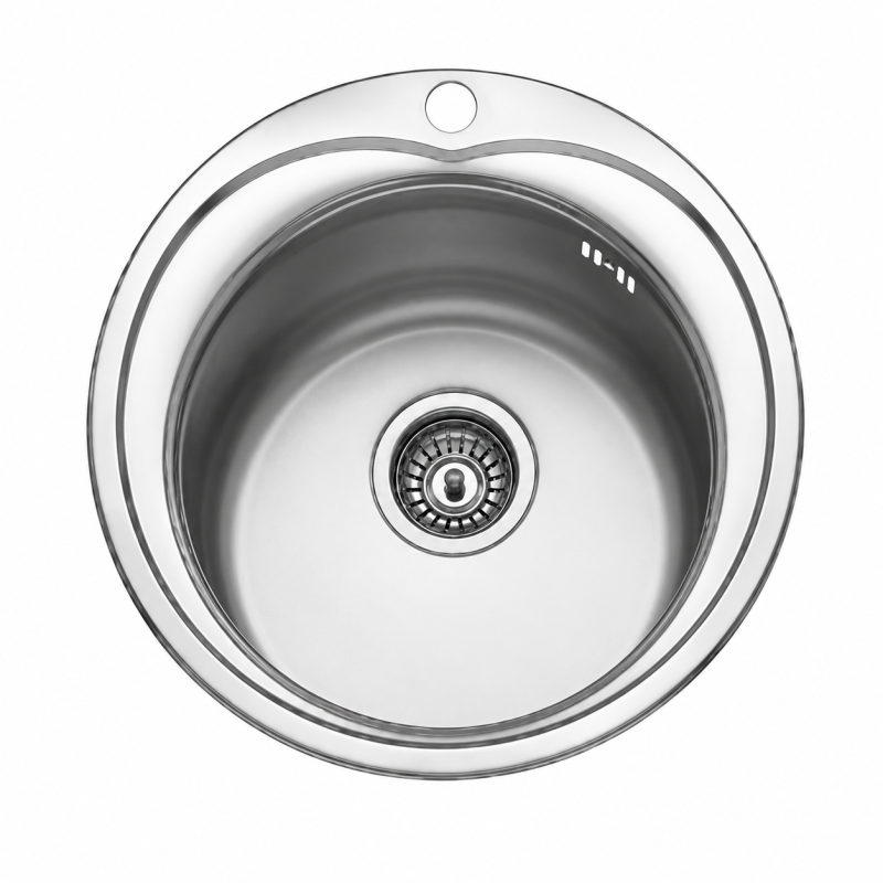 Fregadero Cocina Acero Inox Mod. Estambul 49 cm Diámetro | EspacioBrico OFERTA