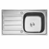 Fregadero Poseidon Acero Inox 80x50 cm Sobre Encimera | EspacioBrico OFERTA