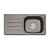 Fregadero Poseidon Negro Pavonado 80x50 cm Sobre Encimera | EspacioBrico OFERTA