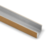 Perfil U Puerta Corredera Armario Madera Roble 16 mm | EspacioBrico OFERTA