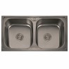Fregadero Hércules Negro Pavonado 82x48 cm Sobre Encimera | EspacioBrico OFERTA