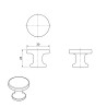 Pomo para Mueble Cors | EspacioBrico