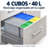 Set Contenedores Ecológicos 6 y 14 L Bases + Cubos | EspacioBrico OFERTA