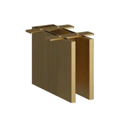 Pata para Mueble Uno Oro Mate | EspacioBrico