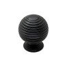 Pomo para Mueble Big Neck Negro Mate | EspacioBrico