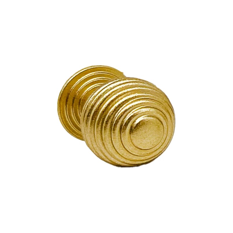 Pomo para Mueble Neck Latón Cepillado | EspacioBrico