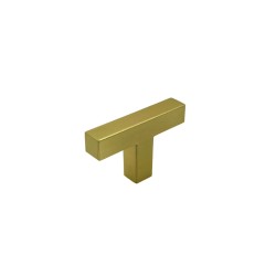 Pomo para Mueble Palma T Oro Mate | EspacioBrico