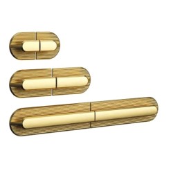 Tirador para Mueble Alfa Duo (Set) Oro Mate | EspacioBrico