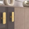 Tirador para Mueble Crow Oro Mate | EspacioBrico