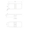 Tirador para Mueble Crow Oro Mate | EspacioBrico