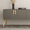 Tirador para Mueble Flow Beta Negro Mate | EspacioBrico