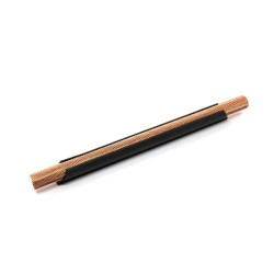 Tirador para Mueble Mira Negro Mate + Cobre Brillante | EspacioBrico