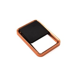 Tirador para Mueble Quadro Negro Mate + Cobre Brillante | EspacioBrico
