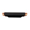 Tirador para Mueble Ribon Negro Mate + Cobre Brillante | EspacioBrico