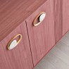 Tirador para Mueble Stella Cobre Brillante + Negro Mate | EspacioBrico